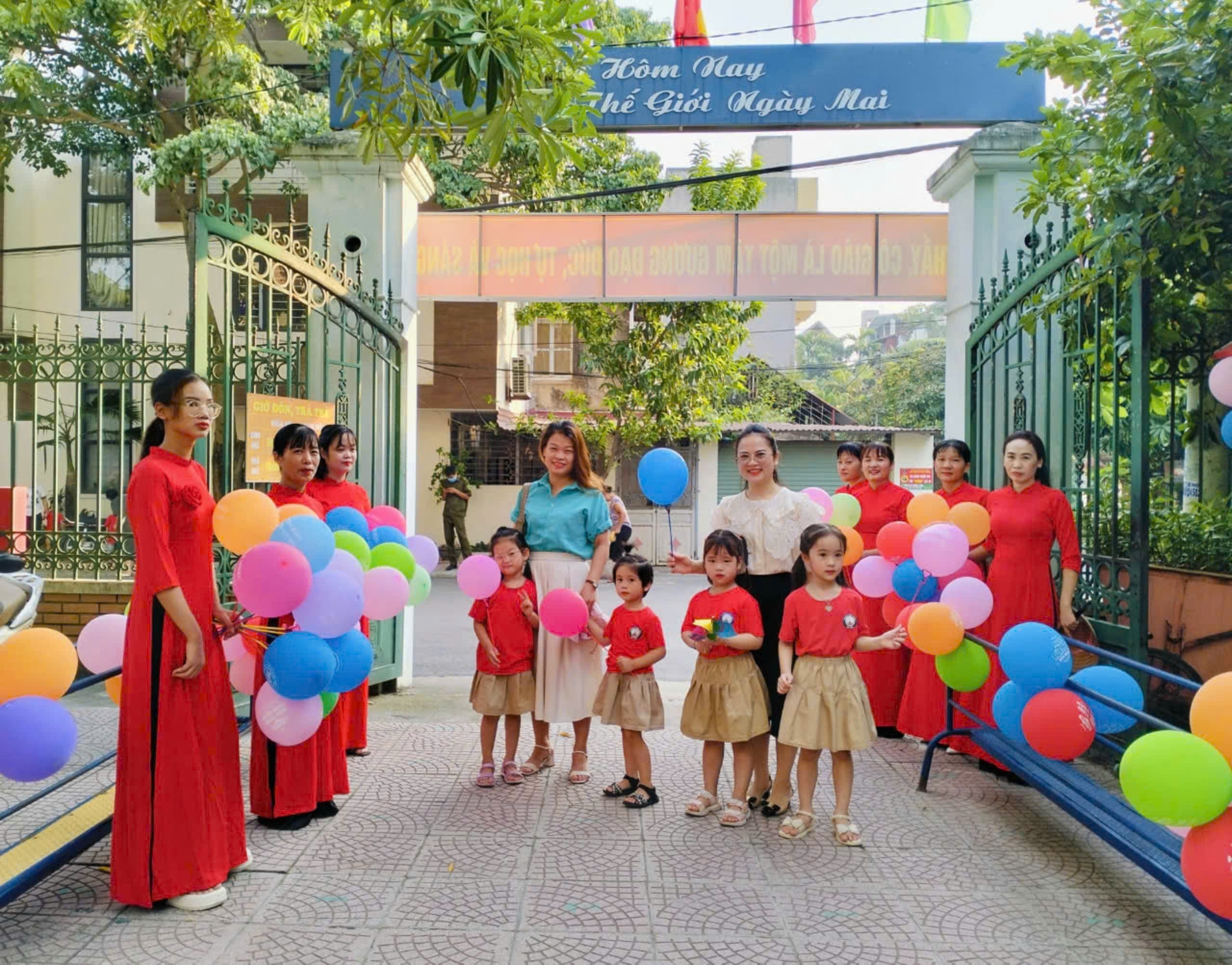 Các trường học tại huyện Phú Xuyên rộn ràng đón năm học mới