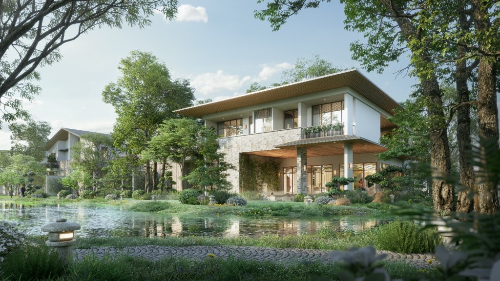 Thiết kế đắt giá những căn biệt thự khoáng nóng tại Ecovillage Saigon River