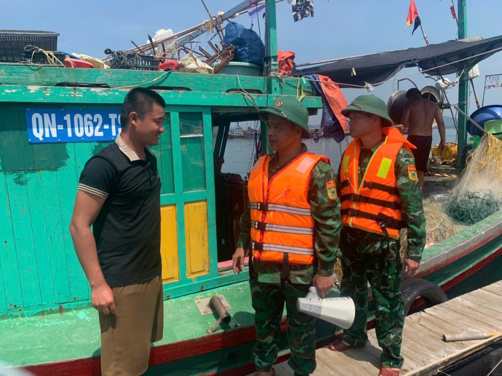 Biên phòng Quảng Ninh khẩn trương triển khai ứng phó cơn bão số 3