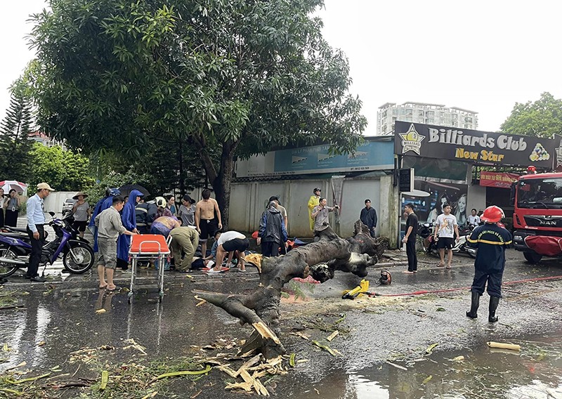 Công an Hà Nội khuyến cáo phòng cháy, tai nạn do mưa bão