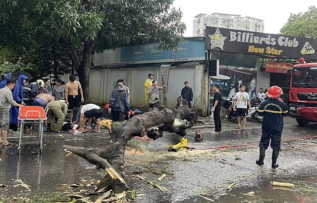 Công an Hà Nội khuyến cáo phòng cháy, tai nạn do mưa bão