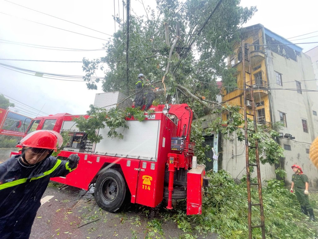 Công an huyện Thường Tín sẵn sàng ứng phó với siêu bão