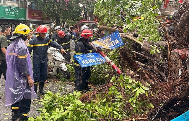 Quận Hoàn Kiếm được tuyên dương trong công tác phòng, chống siêu bão Yagi