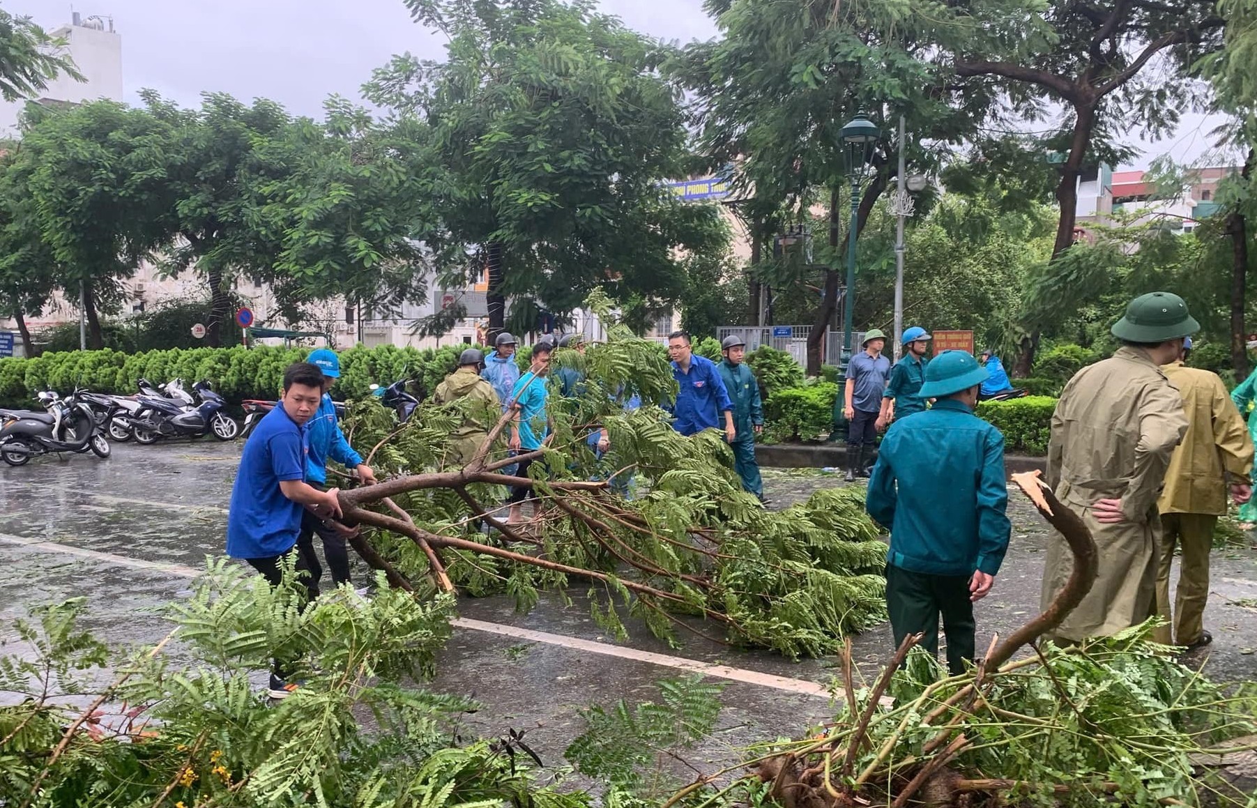 Thủ đô dồn lực khắc phục hậu quả bão số 3