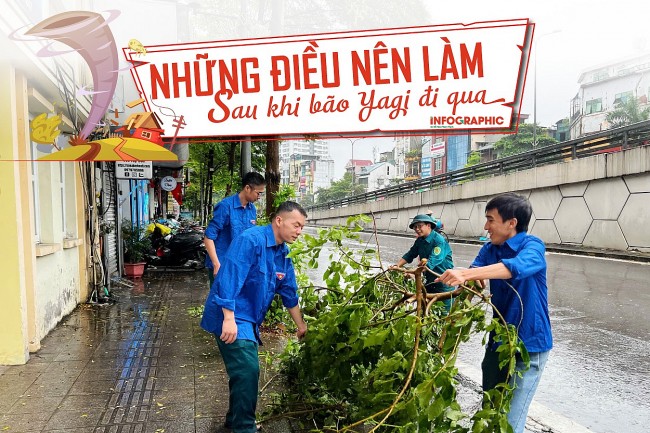 Những điều nên làm sau khi bão Yagi đi qua