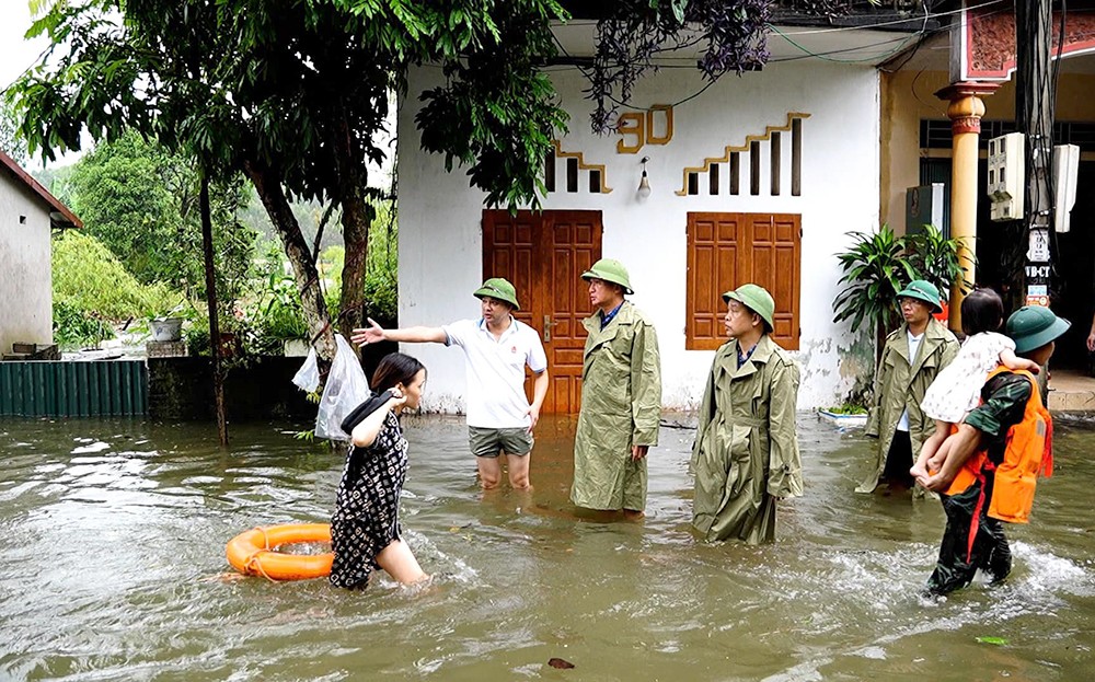 Yên Bái: Tập trung lực lượng khắc phục hậu quả cơn bão số 3