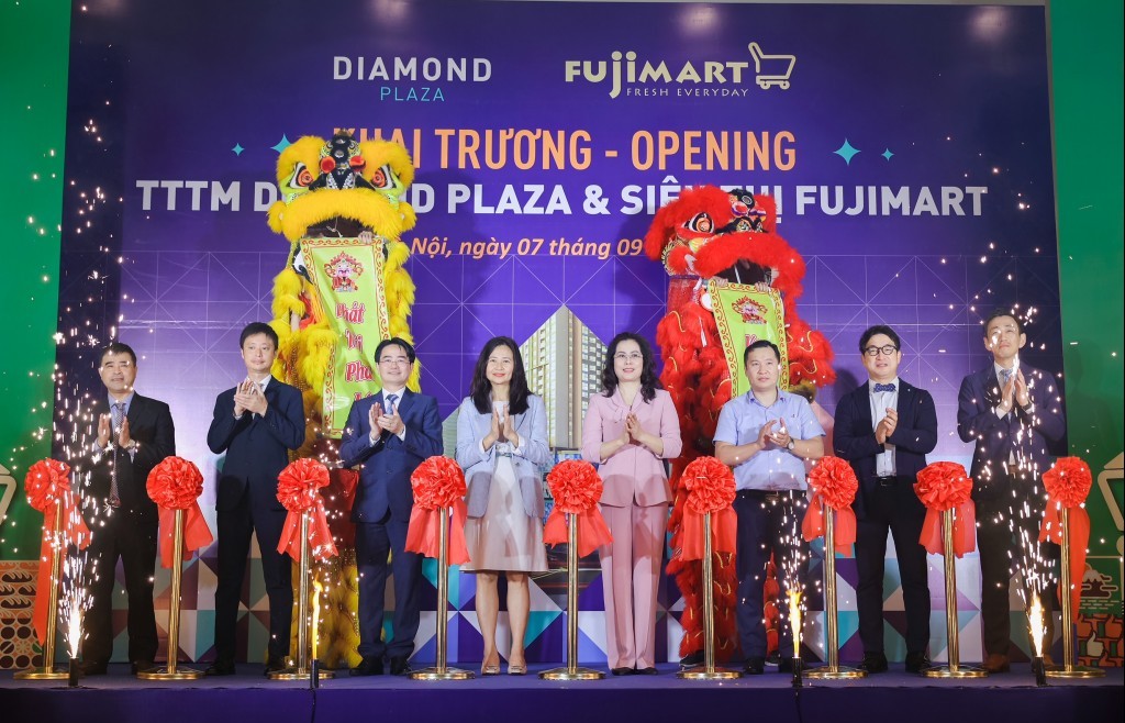 Khai trương TTTM Diamond Plaza - Điểm mua sắm lý tưởng của Thủ đô Hà Nội