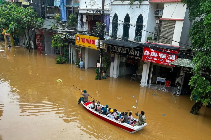 Yên Bái: Tập trung lực lượng khắc phục hậu quả cơn bão số 3