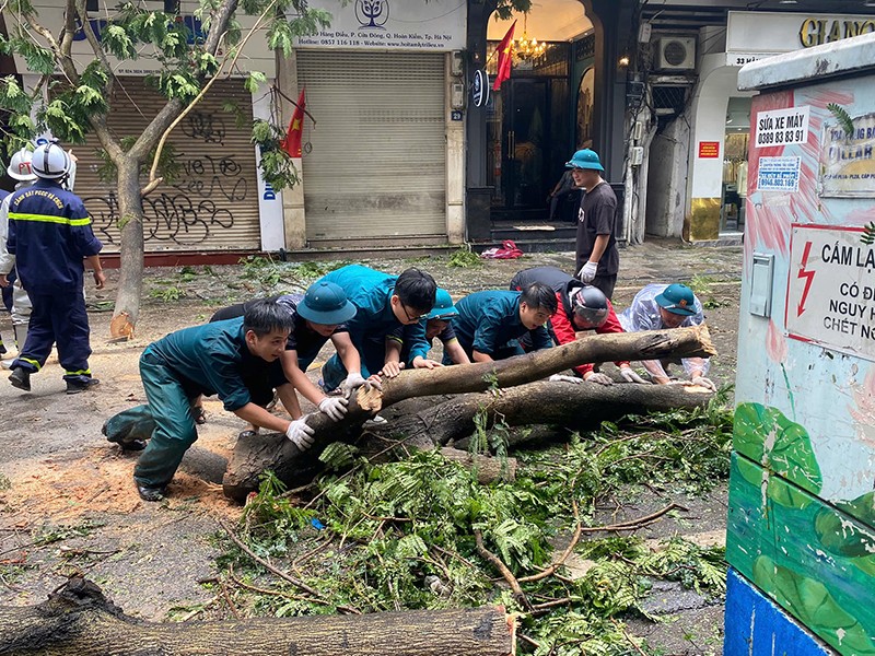 Chung tay khắc phục hậu quả sau bão, ổn định cuộc sống Nhân dân