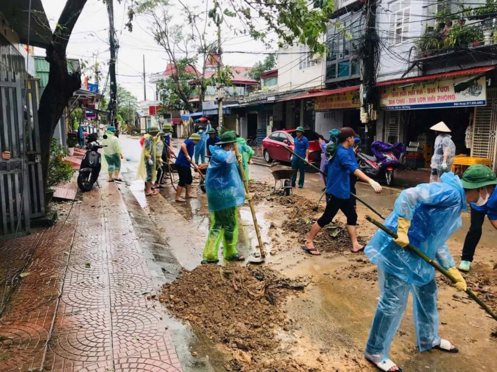 Hơn 8.000 đoàn viên, thanh niên tham gia khắc phục hậu quả bão Yagi