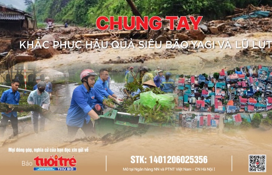 Danh sách bạn đọc ủng hộ Chương trình: "Chung sức cùng báo Tuổi trẻ Thủ đô xoa dịu mất mát của trẻ em vùng lũ”