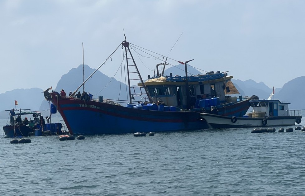 Đồn Biên phòng Hạ Long ứng cứu ngư dân gặp nạn