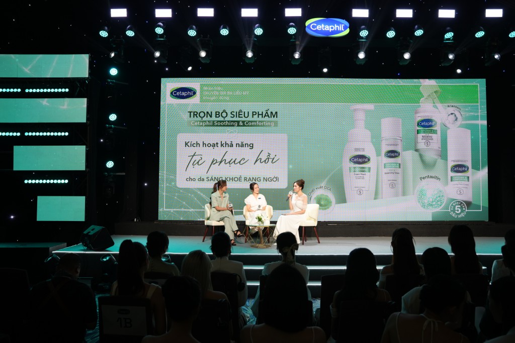 Không chỉ bật mí thông tin về sản phẩm mới, Cetaphil còn nhân dịp này để tạo cơ hội trao đổi những kiến thức quan trọng về chăm sóc da nhạy cảm và dễ tổn thương