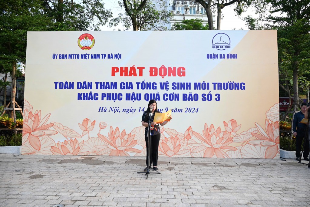 Phát động toàn dân tham gia tổng vệ sinh môi trường