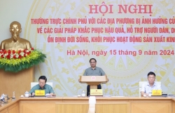 Thủ tướng chủ trì Hội nghị khắc phục hậu quả bão với 4 mục tiêu lớn