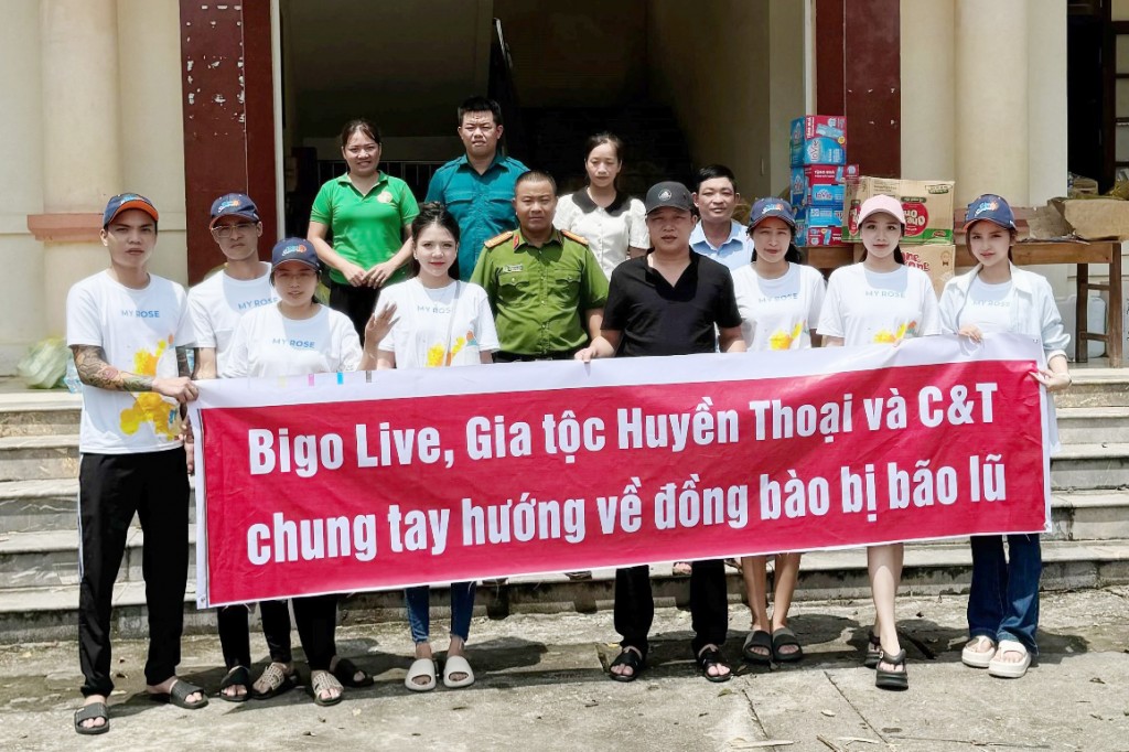 Cộng đồng Bigo Live chung tay khắc phục hậu quả bão lũ