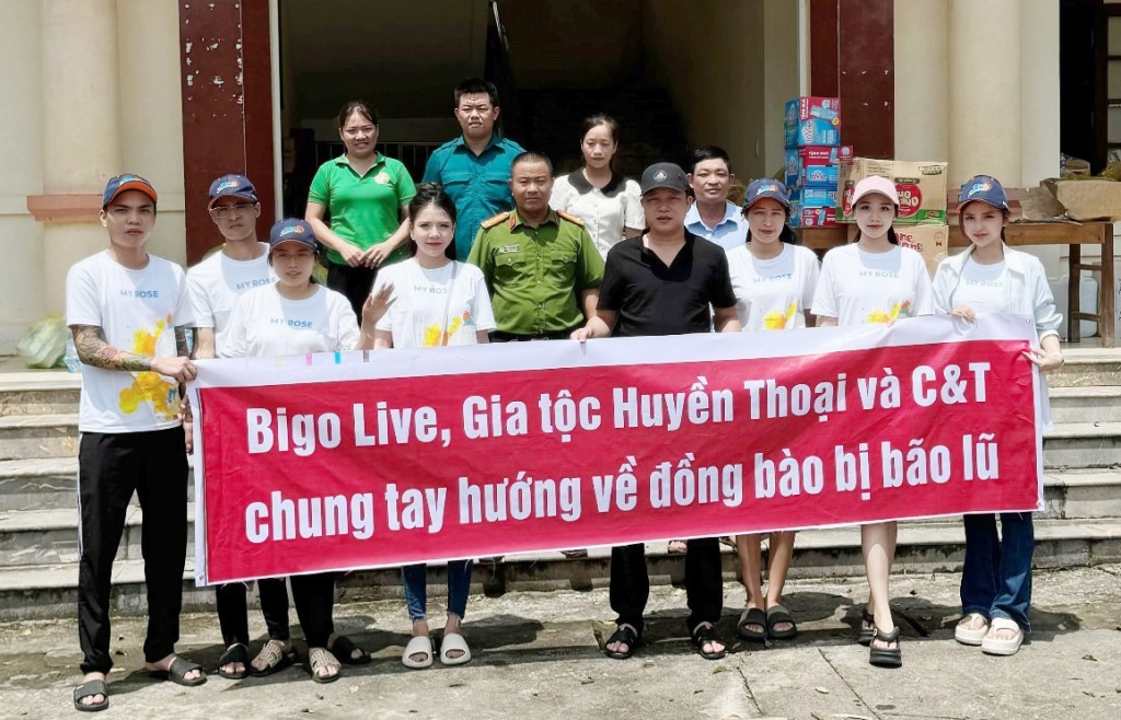 Cộng đồng Bigo Live chung tay khắc phục hậu quả bão lũ