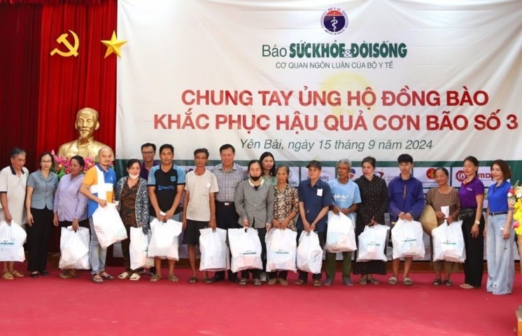 Hỗ trợ các trạm y tế thiệt hại do cơn bão số 3
