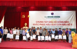 Hỗ trợ các trạm y tế thiệt hại do cơn bão số 3