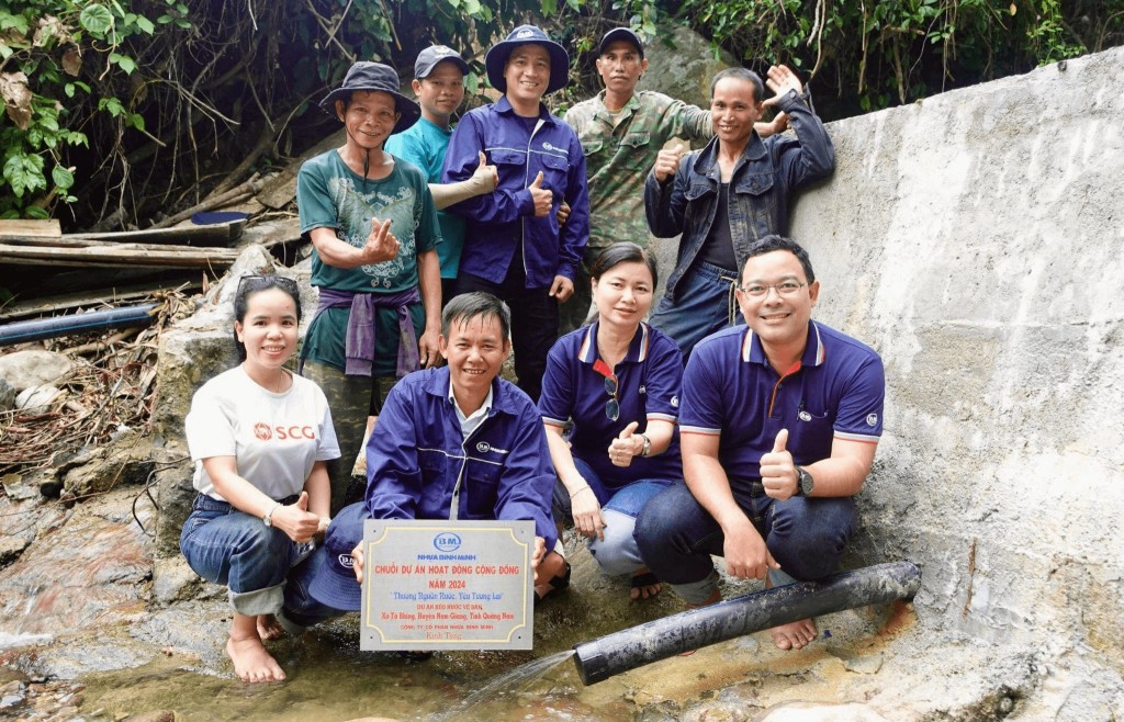 Nhựa Bình Minh và tập đoàn SCG triển khai dự án "Thương nguồn nước, yêu tương lai" tại Quảng Nam