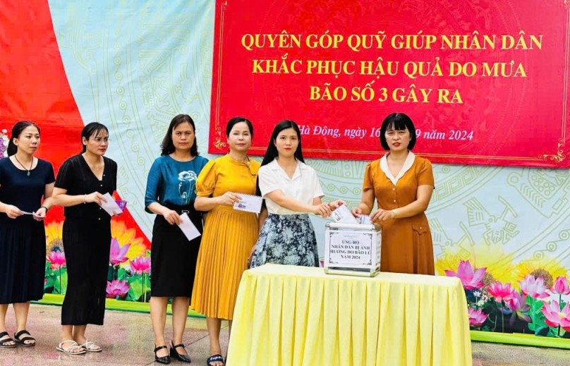 Phát động quyên góp ủng hộ các em học sinh vùng lũ lụt