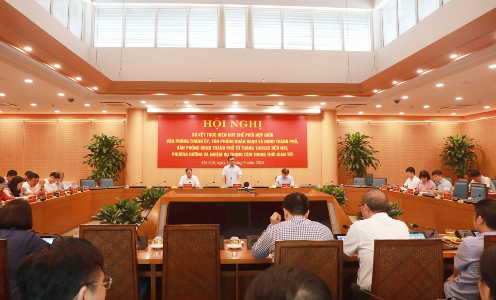Đẩy mạnh chuyển đổi số trong phối hợp giữa 3 cơ quan văn phòng