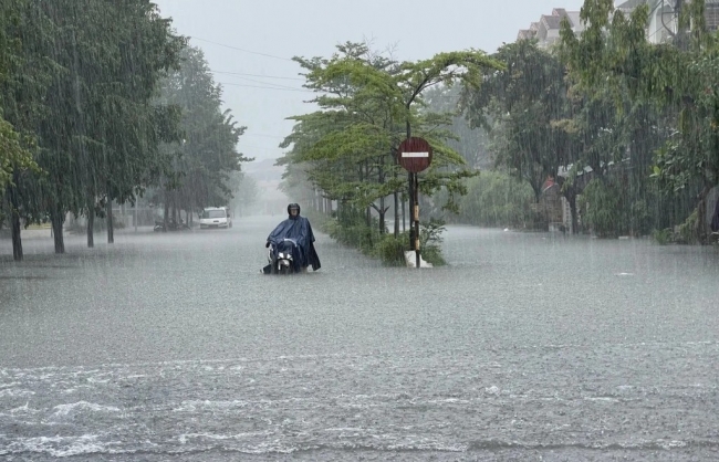 Bắc và Trung Trung Bộ có mưa to đến rất to