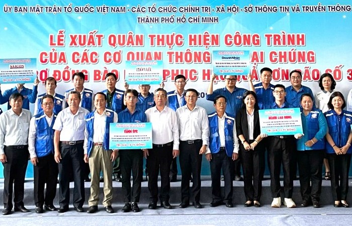 Nghĩa tình từ đội ngũ phóng viên, nhà báo TP Hồ Chí Minh