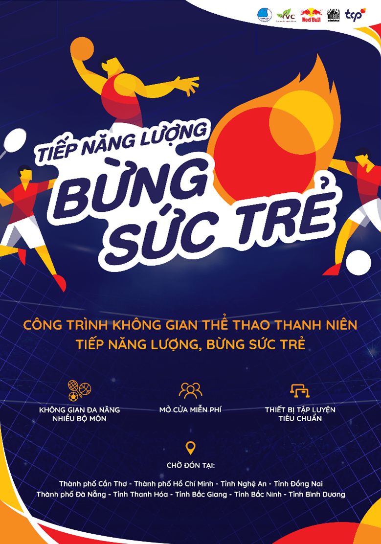 Hình ảnh chương trình “Không gian Thể thao thanh niên - Tiếp năng lượng, bừng sức trẻ”