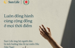 Sun Life Việt Nam đóng góp 1,8 tỉ đồng hỗ trợ người dân bị ảnh hưởng bởi bão Yagi và lũ lụt ở miền Bắc