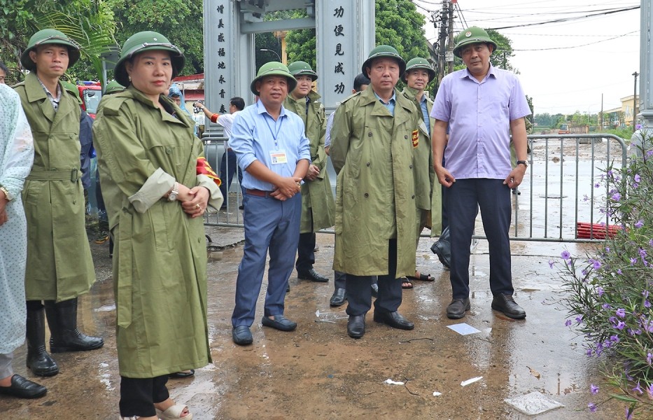 Cưỡng chế thu hồi đất tại xã Duyên Thái đảm bảo an toàn