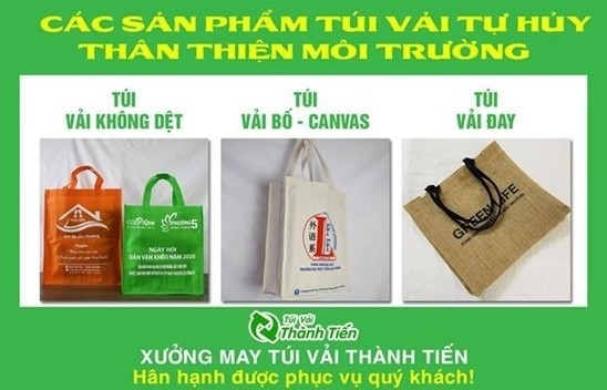 Xưởng in túi vải Thành Tiến giá rẻ tại Hà Nội, TP HCM