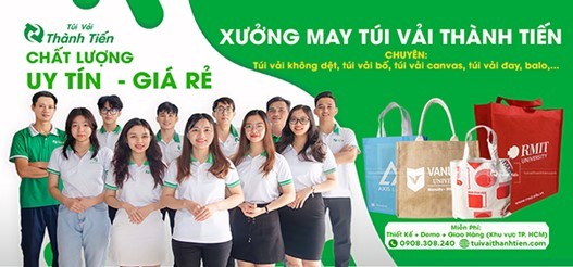 Xưởng in túi vải Thành Tiến giá rẻ tại Hà Nội, TP HCM