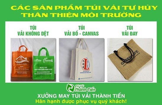 Xưởng in túi vải Thành Tiến giá rẻ tại Hà Nội, TP HCM