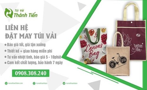 Xưởng in túi vải Thành Tiến giá rẻ tại Hà Nội, TP HCM