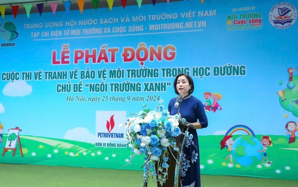 Nhân rộng lối sống xanh qua cuộc thi vẽ tranh 