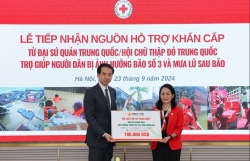 Tiếp nhận 100.000 USD hỗ trợ người dân bị ảnh hưởng bão số 3