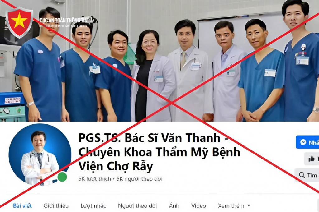 Bác sĩ Bệnh viện Chợ Rẫy bị mạo danh cắt ghép hình ảnh để lừa đảo