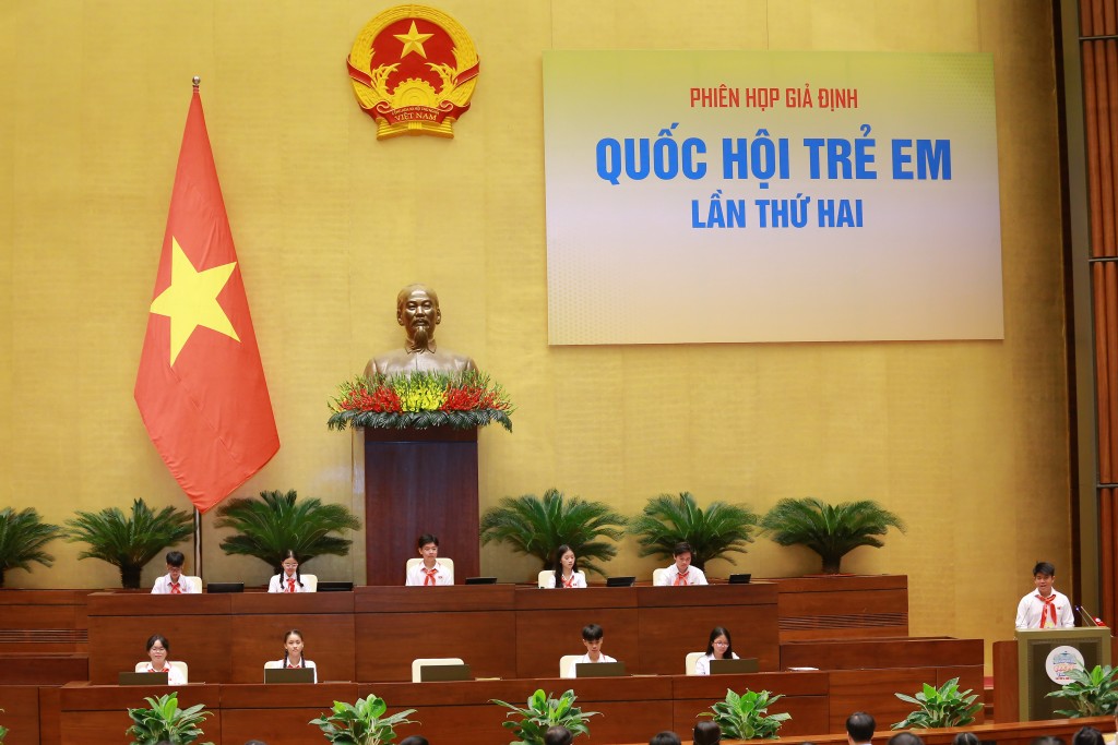 Khai mạc Phiên họp giả định “Quốc hội trẻ em” lần thứ II