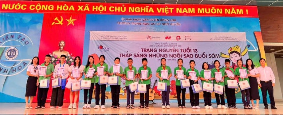 Học sinh trường THCS Ngô Quyền chinh phục ước mơ cùng Đức Việt & O’Food