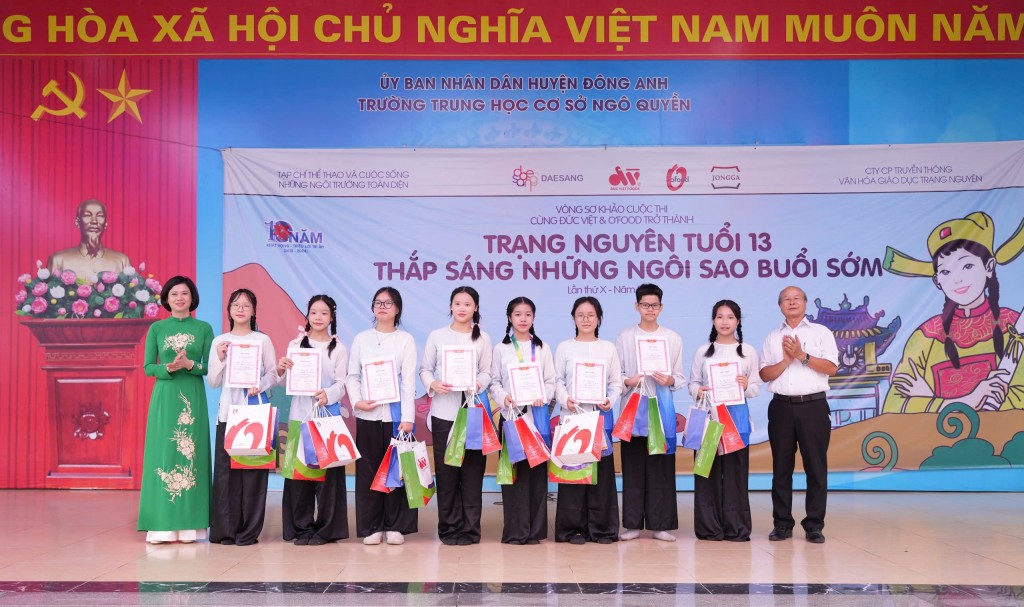 Học sinh trường THCS Ngô Quyền chinh phục ước mơ cùng Đức Việt & O’Food