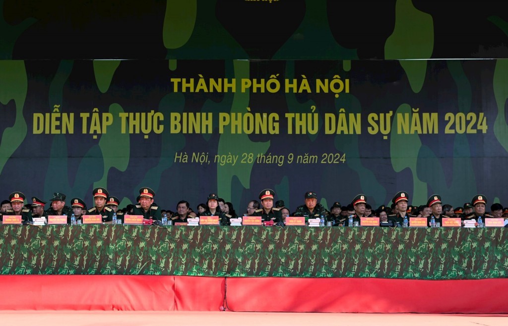 Hà Nội hoàn thành diễn tập thực binh phòng thủ dân sự