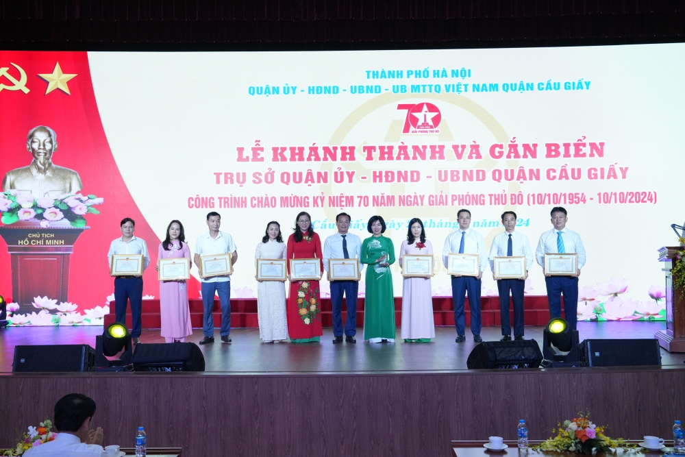 Khánh thành trụ sở làm việc mới của quận Cầu Giấy