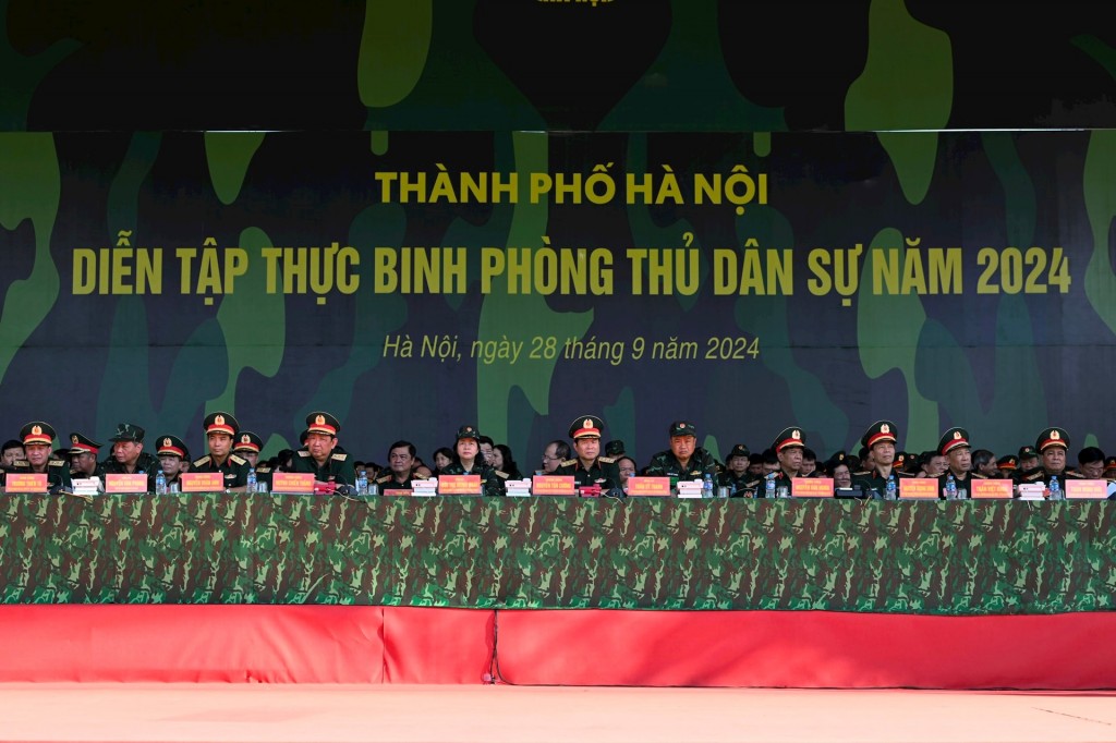 Hà Nội hoàn thành diễn tập thực binh phòng thủ dân sự