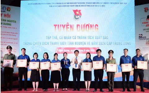 Bình Dương tổng kết Chiến dịch Thanh niên tình nguyện Hè năm 2024