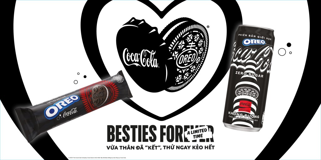 Sự kết hợp độc đáo của “đôi bạn thân” OREO® và Coca-Cola®