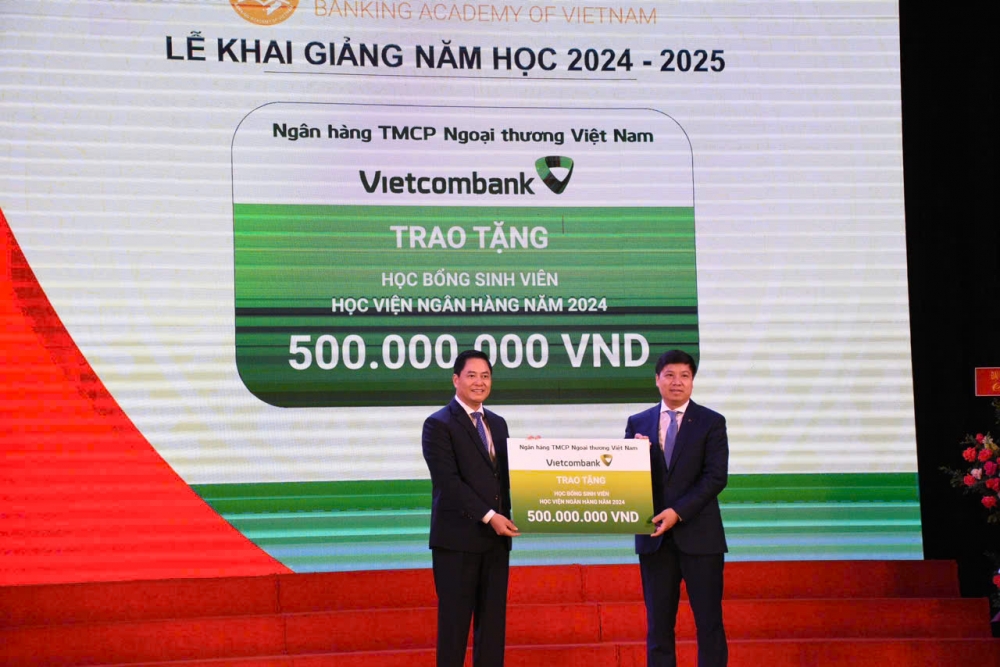 Long trọng lễ khai giảng năm học 2024  - 2025 tại Học viện Ngân hàng