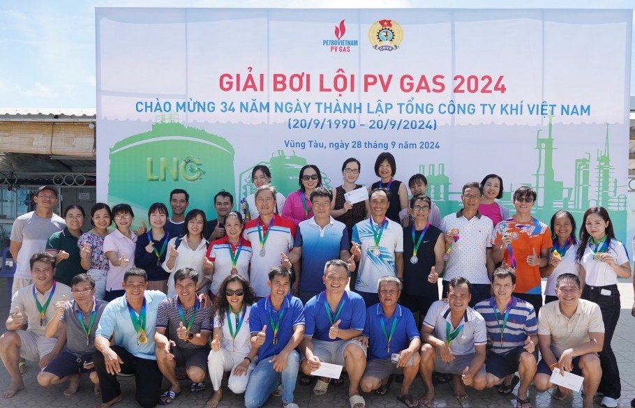 PV GAS tổ chức 2 giải thể thao chào mừng tuổi 34 phát triển