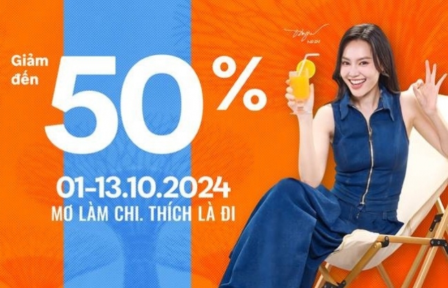 Traveloka Sale 10.10: Giảm tới 50% vé máy bay, khách sạn, hoạt động du lịch