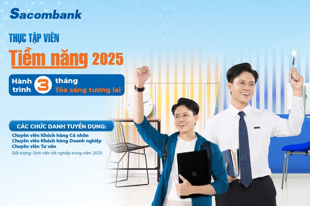 Cơ hội thực tập và làm việc tại Sacombank